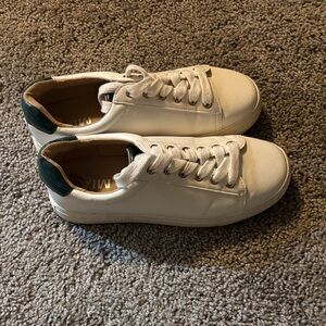 MIA White and Green Sneakers